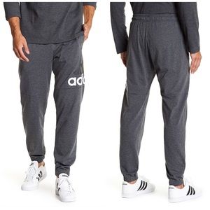 New Adidas Grey Spellout Jogger Pants